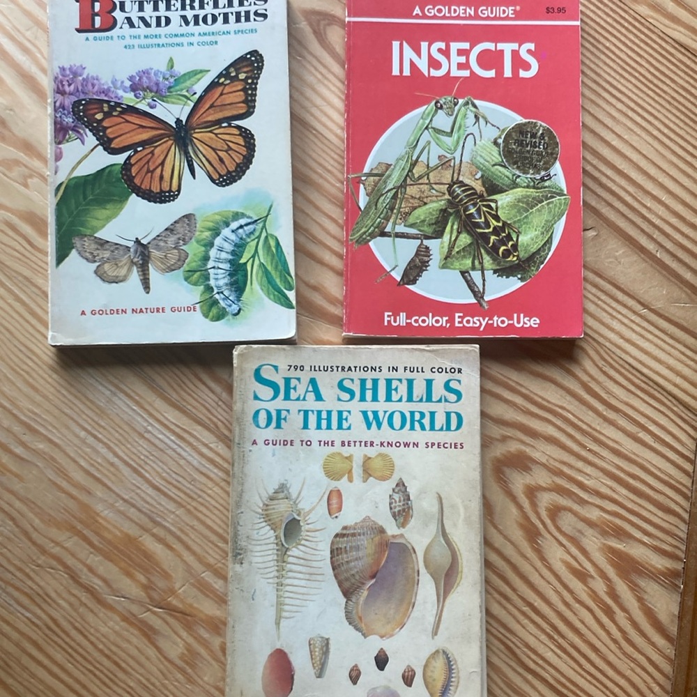 Set of 3 Vintage Golden Nature Guides